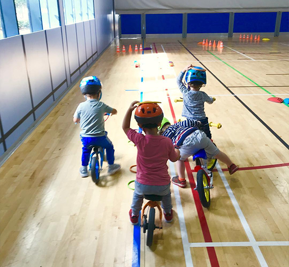 Learn to cycle, minibikers